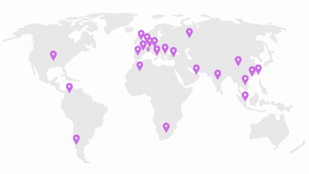 Clients around the world using automatic chromatogram comparison